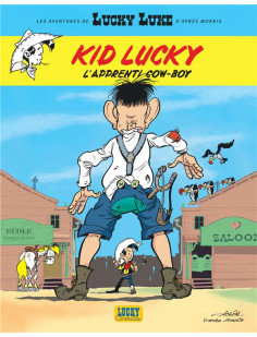 Les aventures de kid lucky d'après morris  - kid lucky, l'apprenti cow-boy