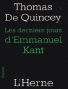 Les derniers jours d'emmanuel kant