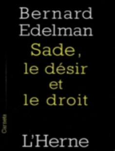 Sade, le desir et le droit