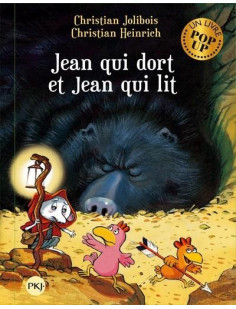 Les p'tites poules pop-up - jean qui dort et jean qui lit - tome 7