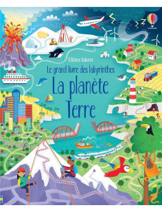 La planète terre - le grand livre des labyrinthes