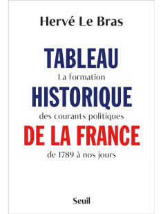 Tableau historique de la france - la formation des courants politiques de 1789 a nos jours