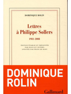 Lettres à philippe sollers