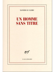 Un homme sans titre