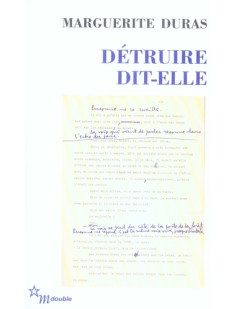 Détruire dit-elle