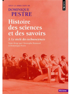 Histoire des sciences et des savoirs, tome 3