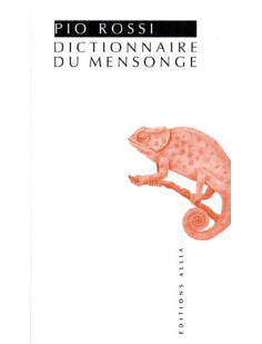 Dictionnaire du mensonge