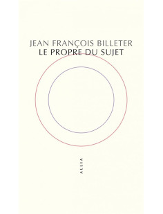 Le propre du sujet