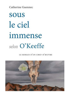 Sous le ciel immense selon o'keeffe