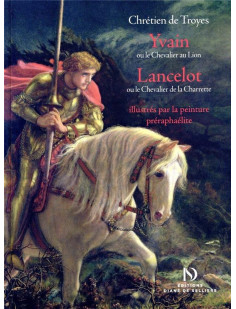 Yvain et lancelot illustrés par la peinture préraphaélite