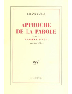 Approche de la parole  -  apprentissage