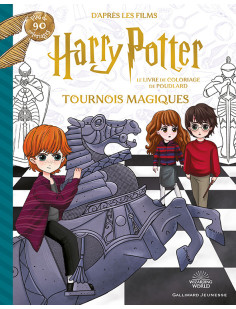 Harry potter - le livre de coloriage de poudlard - tournois magiques