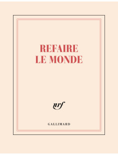 Carnet carré "refaire le monde" (papeterie)