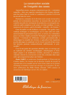 La construction sociale de l'inégalité des sexes