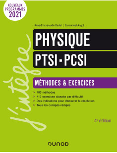 Physique méthodes et exercices ptsi - pcsi - 4e éd.