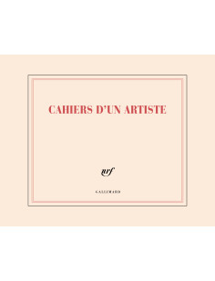 Carnet de dessin "cahiers d'un artiste" (papeterie)