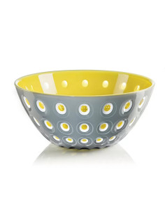 Bol murrine ? 30 cm jaune/gris