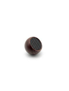 Mini enceinte bluetooth tumbler bois fonce