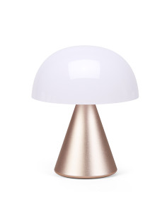 Lampe led lexon mina l 17 cm - or doux