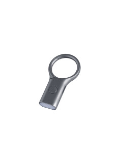 Porte cle - torche lexon - argent