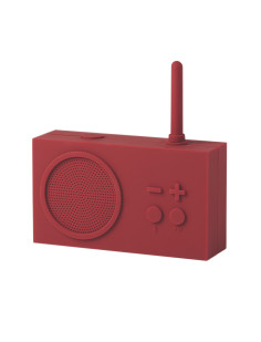 Radio fm tykho bluetooth rouge