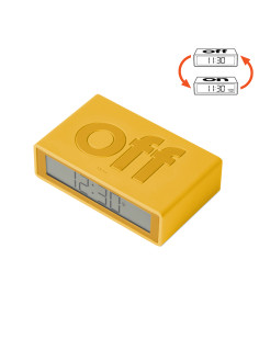Reveil lexon - flip + jaune
