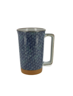 Mug seikainami bleu marine