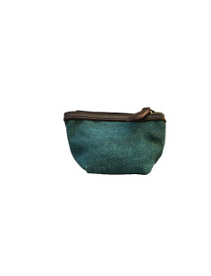 Porte monnaie vert/bleu