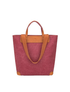 Sac cabas tissus bordeau lize paris