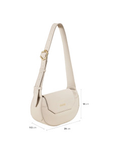 Sac a  main sacoise petite cluse creme