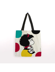 Bolsa algodon mafalda mediana-sobre pelota