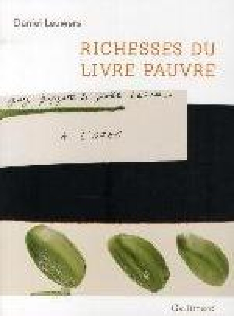 RICHESSES DU LIVRE PAUVRE - LEUWERS DANIEL - GALLIMARD