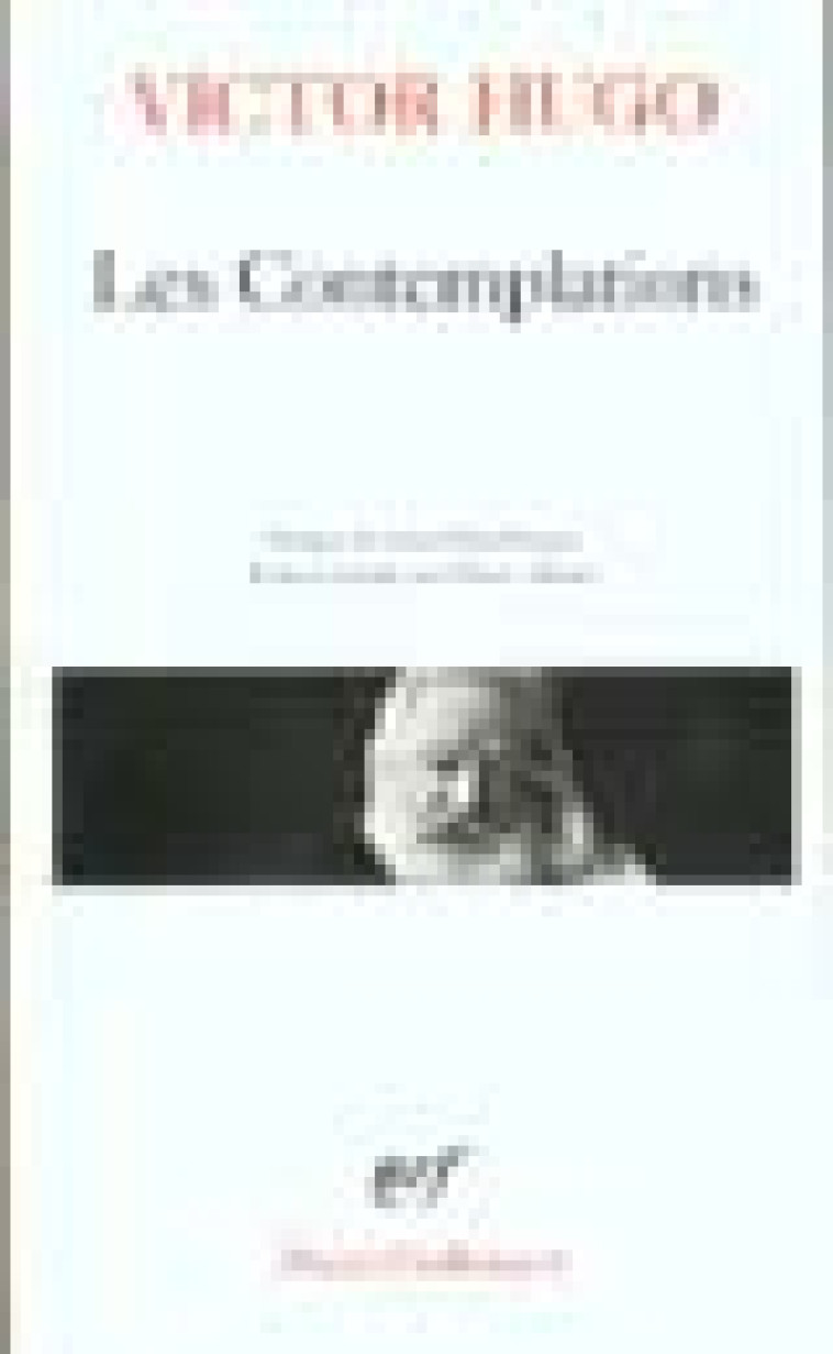 LES CONTEMPLATIONS - HUGO/FARGUE - GALLIMARD