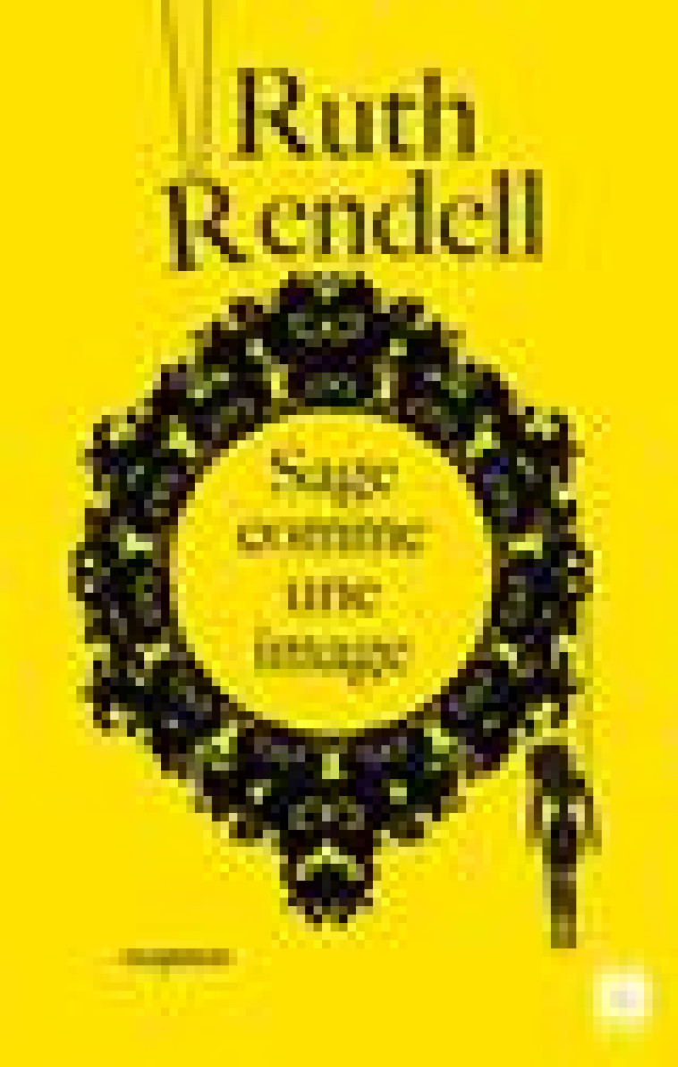 SAGE COMME UNE IMAGE - RENDELL RUTH - ARCHIPOCHE