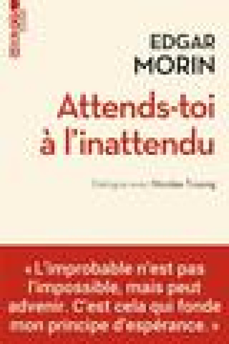 ATTENDS-TOI A L'INATTENDU - MORIN/TRUONG - AUBE NOUVELLE