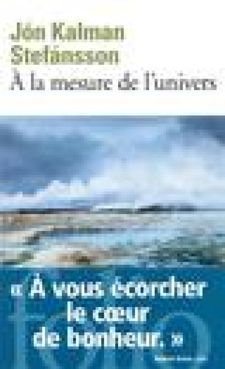 A LA MESURE DE L-UNIVERS - CHRONIQUE FAMILIALE - STEFANSSON J K. - GALLIMARD