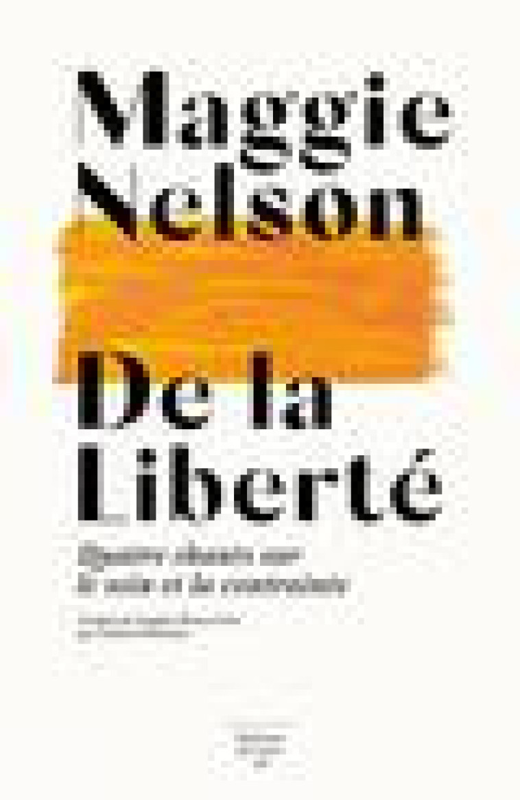 DE LA LIBERTE - NELSON MAGGIE - SOUS SOL