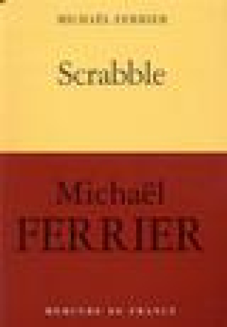 SCRABBLE - FERRIER MICHAEL - MERCURE DE FRAN