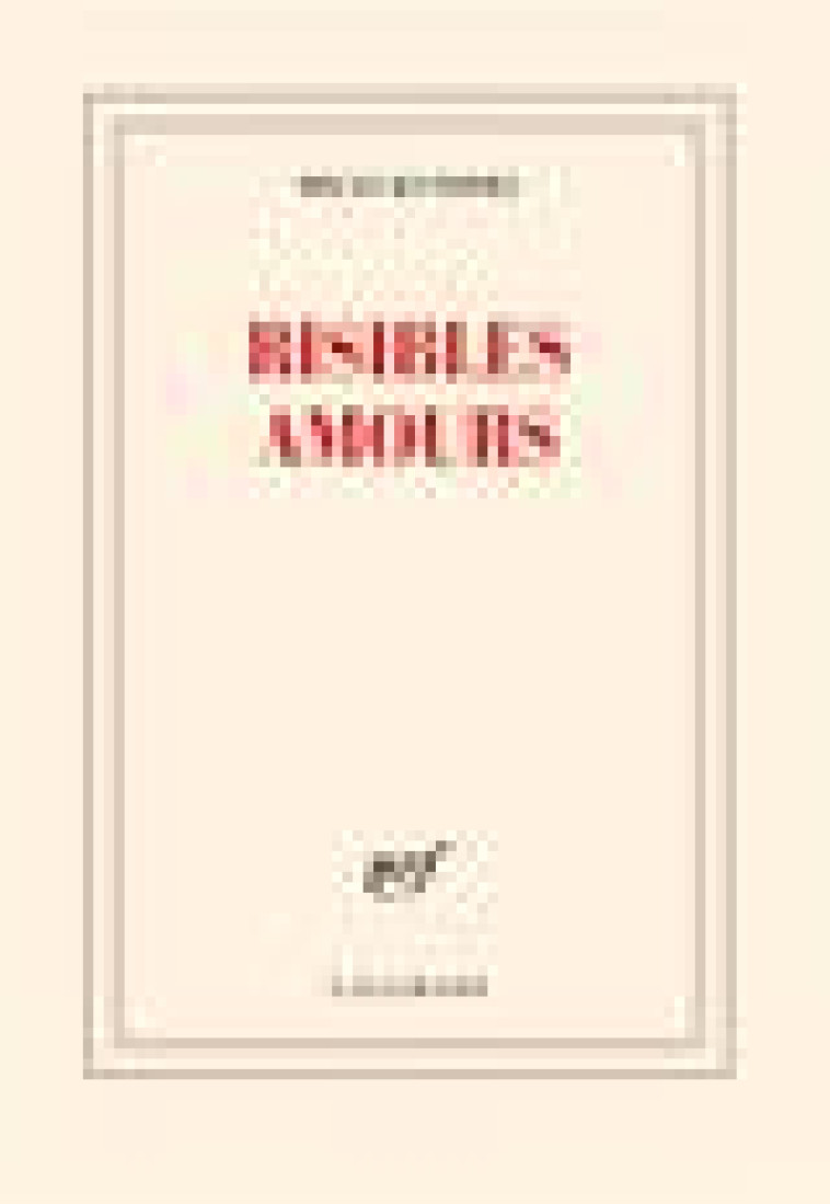 RISIBLES AMOURS - KUNDERA MILAN - GALLIMARD