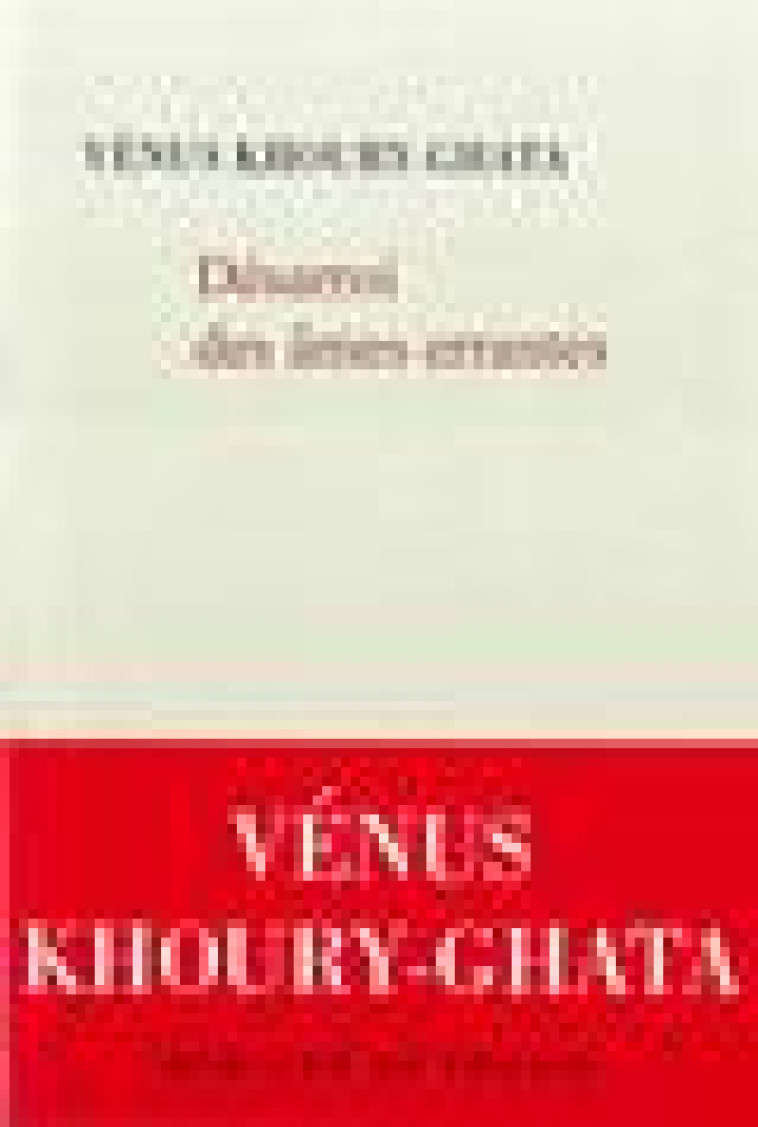 DESARROI DES AMES ERRANTES - KHOURY-GHATA VENUS - MERCURE DE FRAN