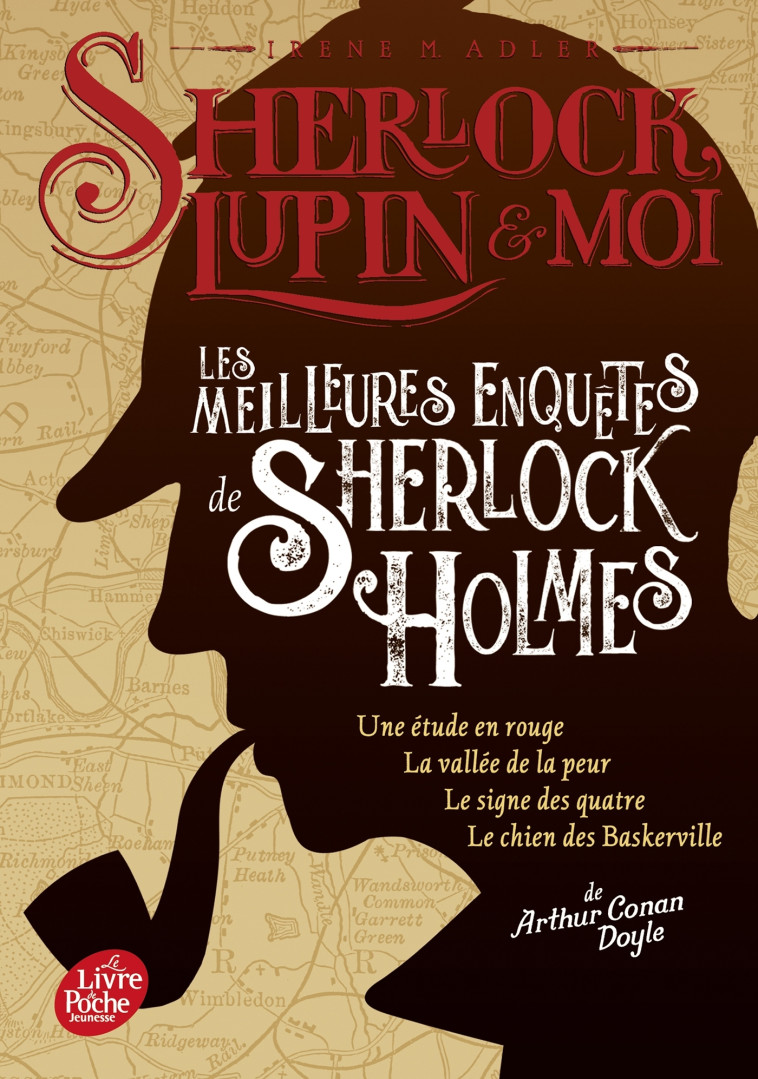 Sherlock, Lupin et moi - Les meilleures enquêtes de Sherlock Holmes - Adler Irène, Nédélec-Courtès Nathalie - POCHE JEUNESSE