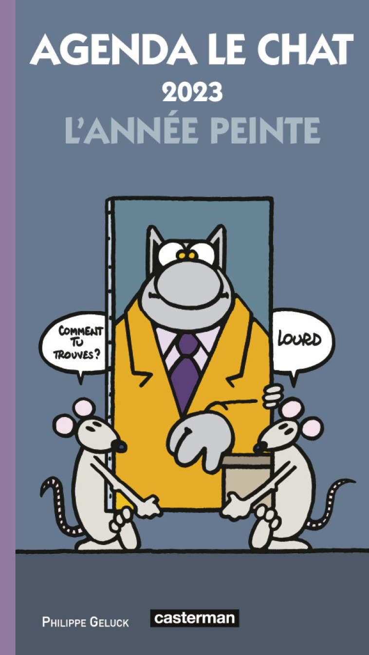 Mini-agenda Le Chat 2023 - Geluck Philippe - CASTERMAN