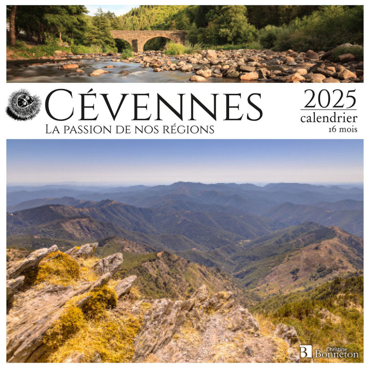 Calendrier Cévennes 2025 - Collectif  - BONNETON