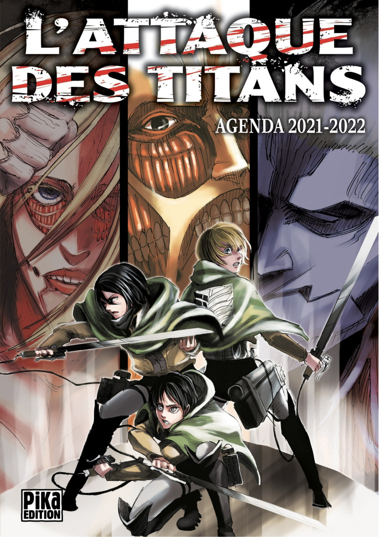 Agenda L'Attaque des Titans 2021-2022 - Isayama Hajime - PIKA