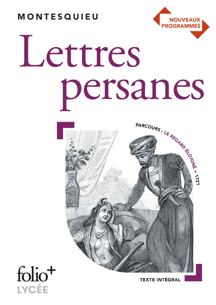 Lettres persanes - Montesquieu  - FOLIO