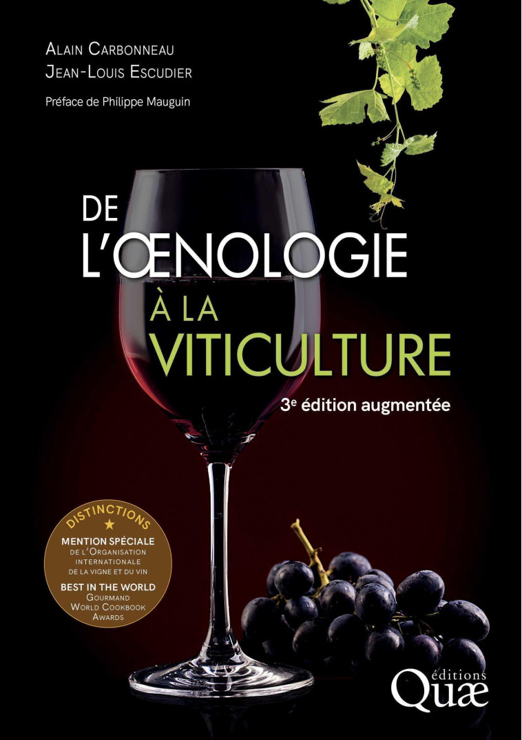 De l'oenologie à la viticulture -  CARBONNEAU ALAIN, Jean-Louis ESCUDIER, Alain Carbonneau - QUAE